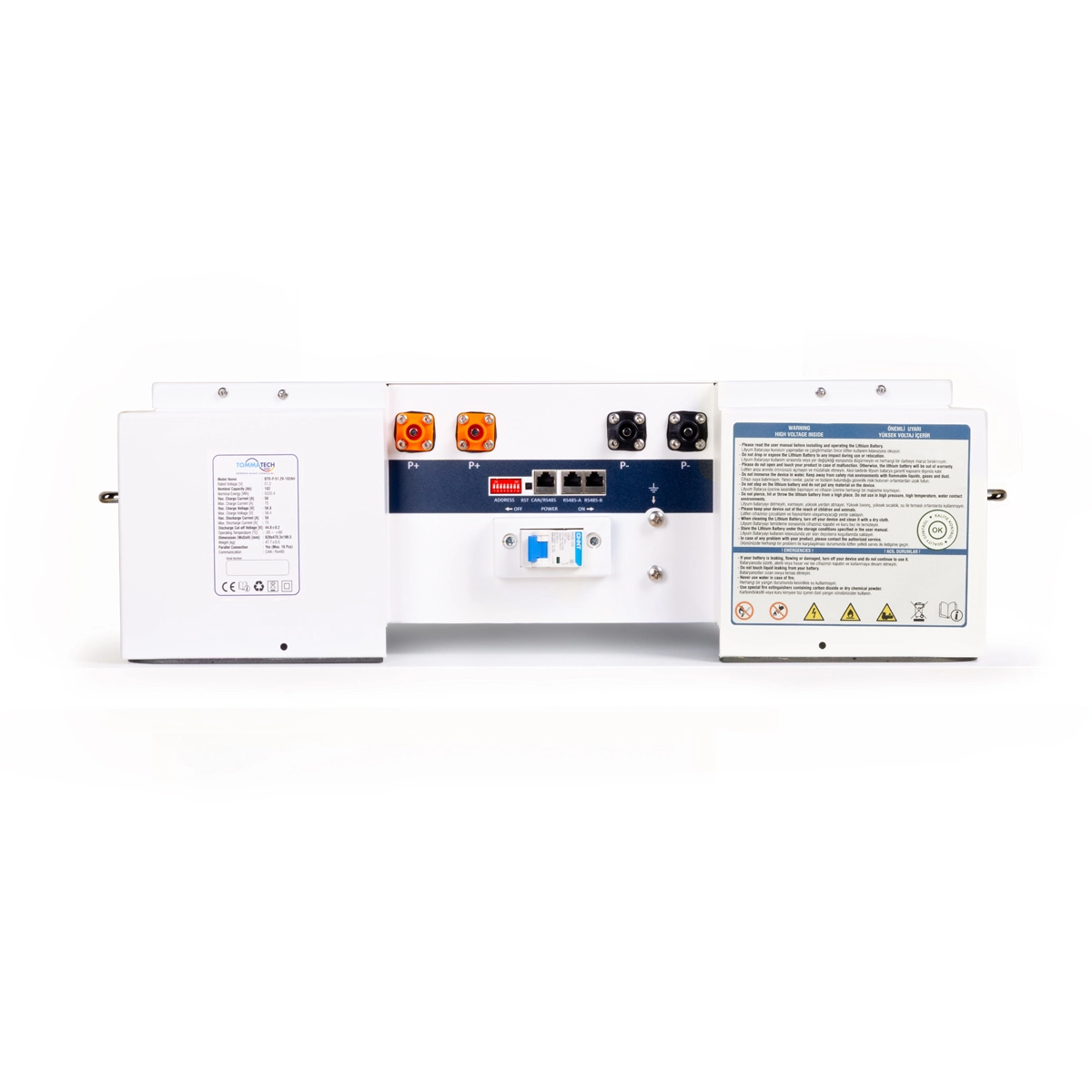 TommaTech Modular Serisi 51.2V 102AH LFP Lityum Batarya
